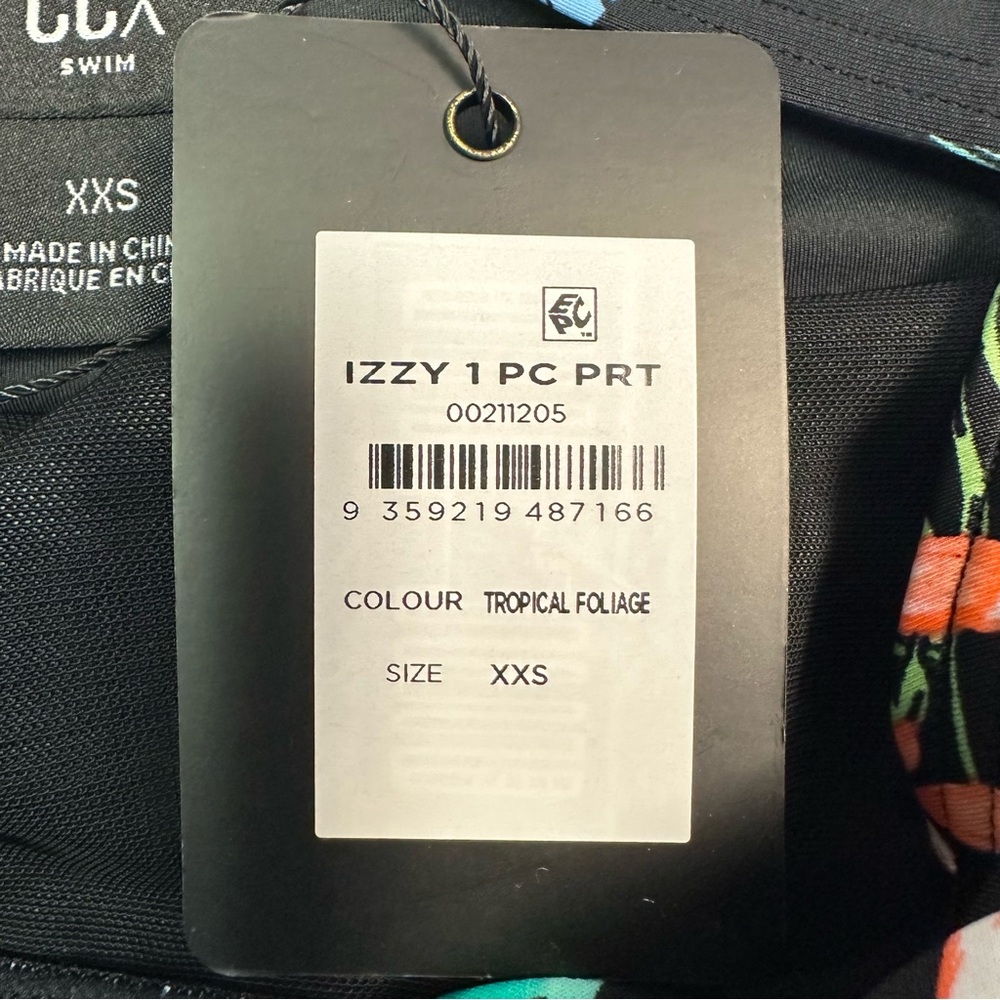 City‎ Chic Izzy Tropical Foliage One-Piece - Picture 5 of 7